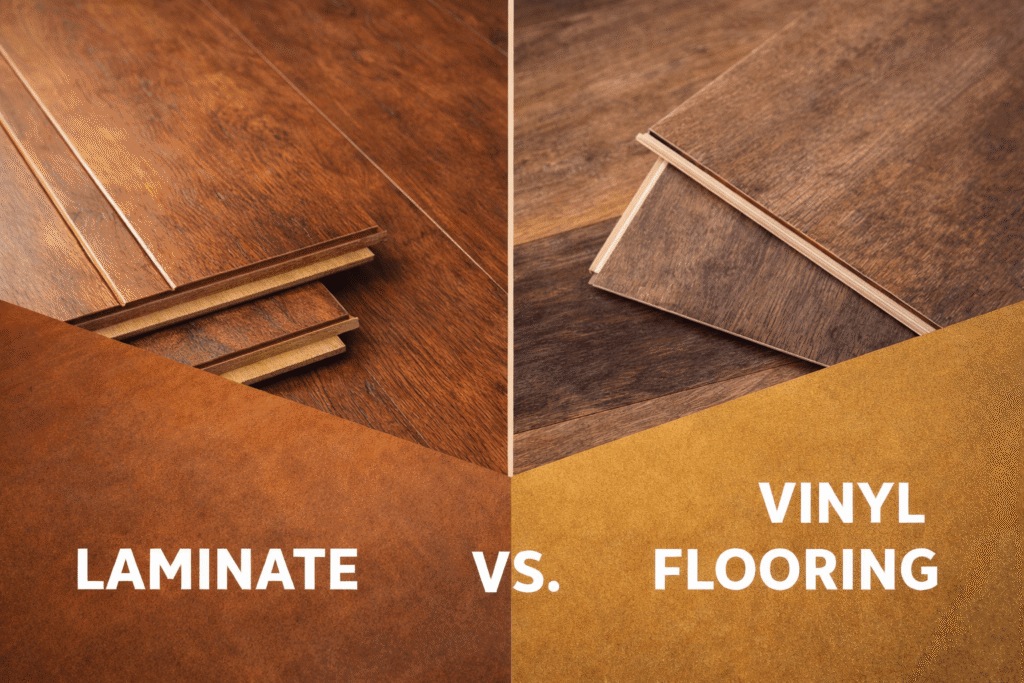 vinyl vs laminate flooring