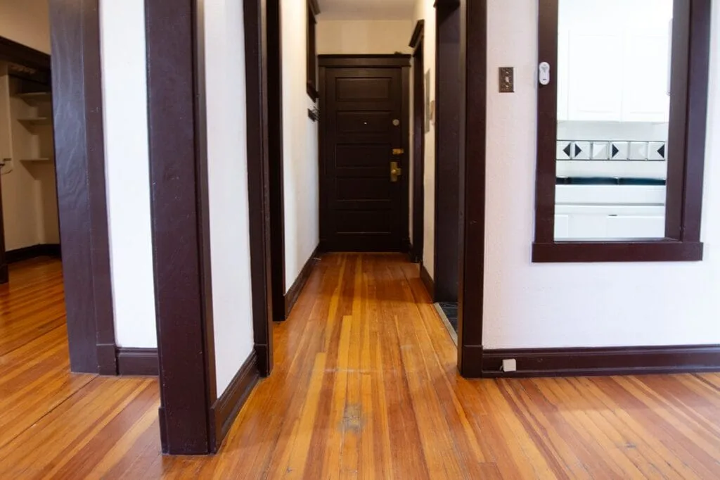 wood hallway
