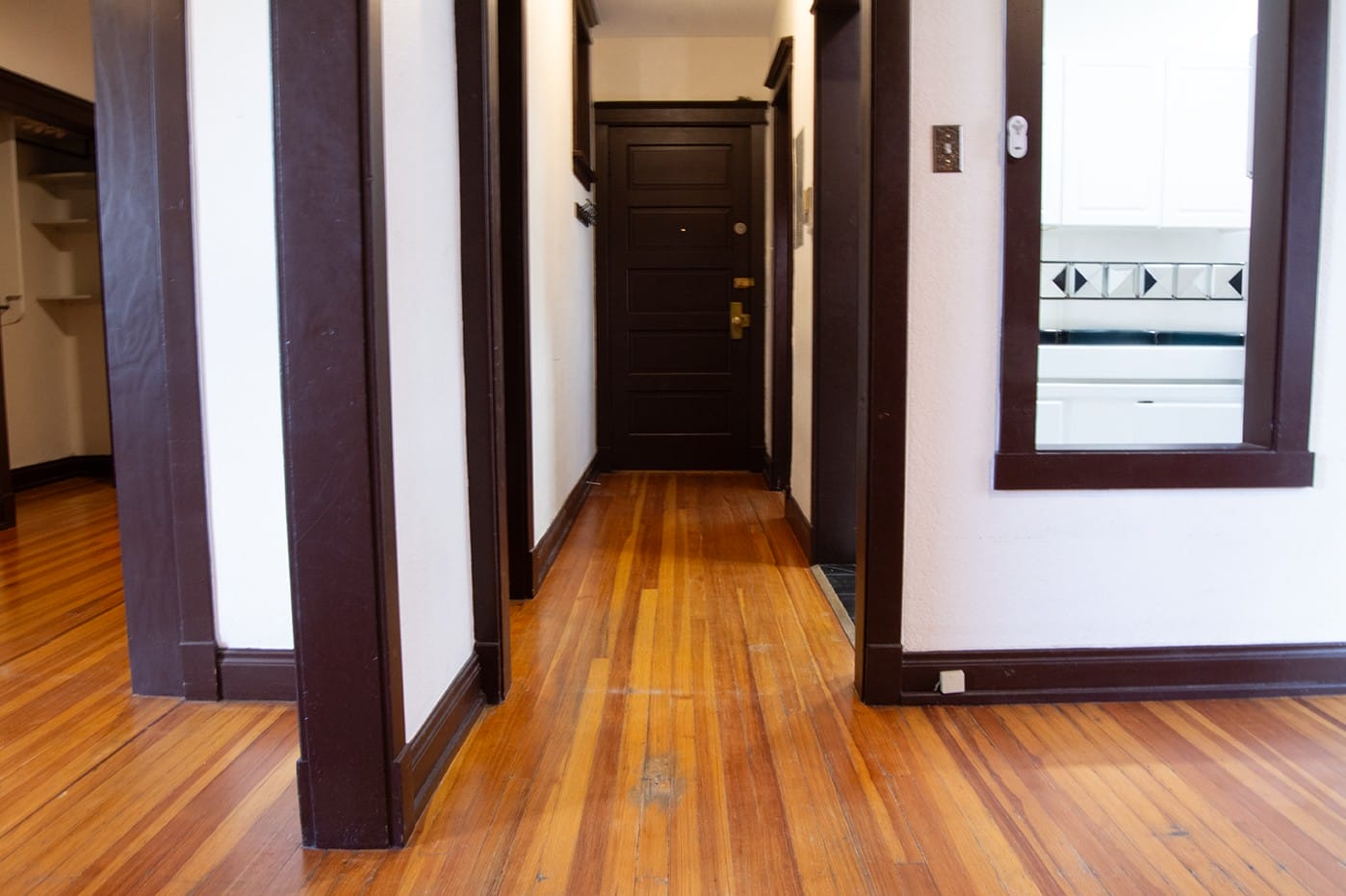 wood hallway