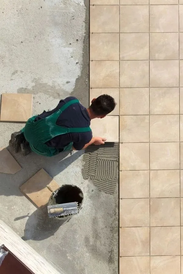 tile flooring installation