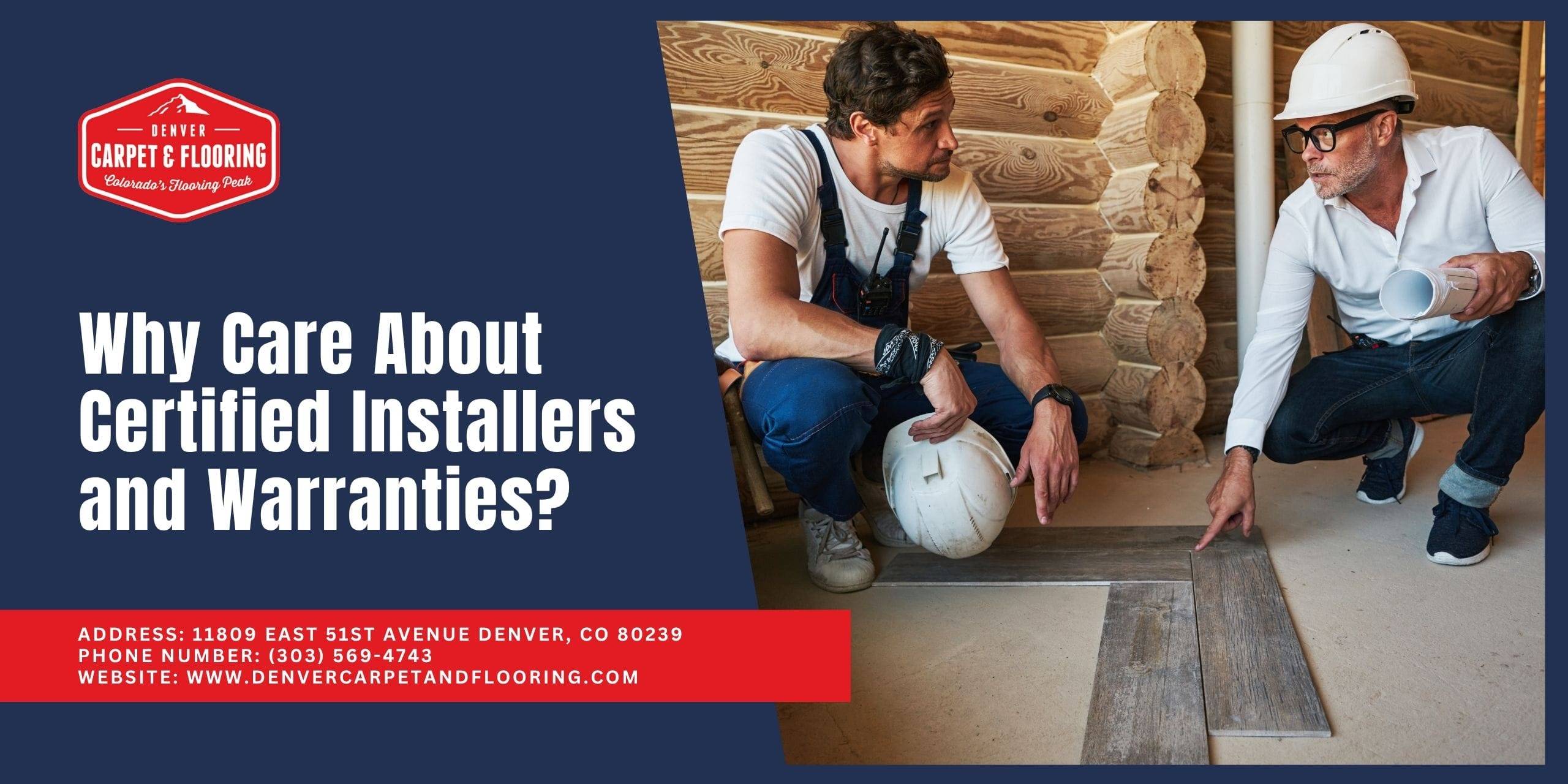 certified flooring installers and warranties